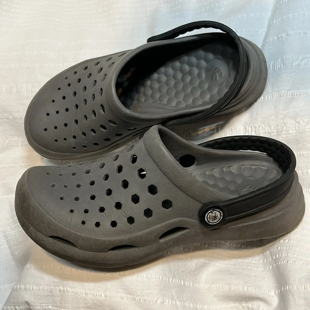 Joybees Kids Waterproof SANDALS Clogs J 5 Gray